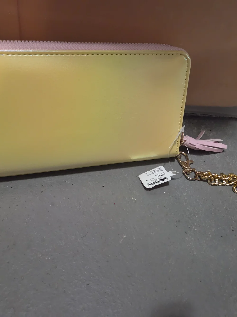 Yellow Lemon Crossbody Wallet